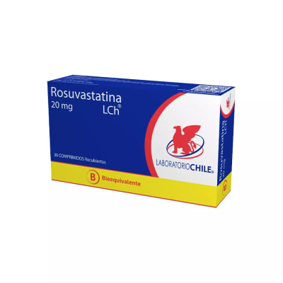 ROSUVASTATINA 20 MILIGRAMOS X 30 COMPRIMIDOS BIOEQUIVALENTE1
