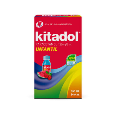 KITADOL JARABE 120 MILIGRAMOS/5MILIGRAMOS X 100 MILILITROS1
