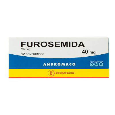 FUROSEMIDA 40 MILIGRAMOS X 12 COMPRIMIDOS BIOEQUIVALENTE1