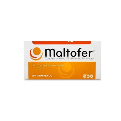 MALTOFER 100 MILIGRAMOS X 30 COMPRIMIDOS MASTICABLES1