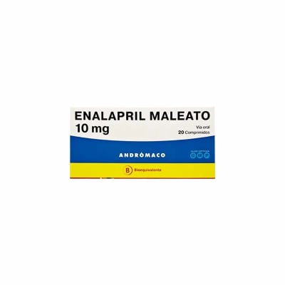 ENALAPRIL 10 MILIGRAMOS X 20 COMPRIMIDOS BIOEQUIVALENTE1