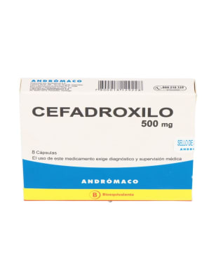 CEFADROXILO 500 MILIGRAMOS X 8 CAPSULAS BIOEQUIVALENTE1