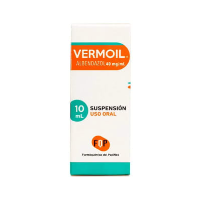 VERMOIL 40 MILIGRAMOS/MILILITROS SUSPENSION ORAL X 10 MILILITROS1
