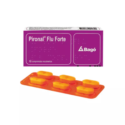 PIRONAL FLU FUERTE X 12 COMPRIMIDOS RECUBIERTOS1
