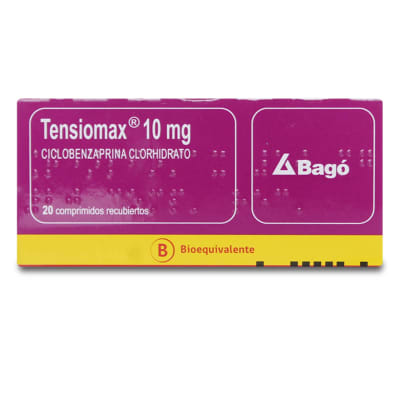 TENSIOMAX 10 MILIGRAMOS X 20 COMPRIMIDOS1