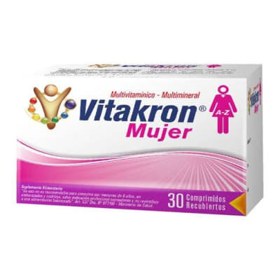 VITAKRON MUJER  X 30 COMPRIMIDOS RECUBIERTOS1