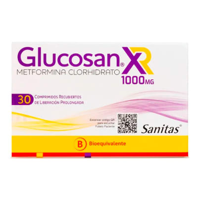 GLUCOSAN XR 1 GRAMO X 30 COMPRIMIDOS1