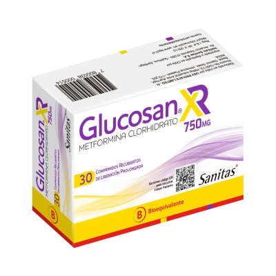 GLUCOSAN XR 750 MILIGRAMOS X 30 COMPRIMIDOS1