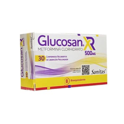 GLUCOSAN XR 500 MILIGRAMOS X 30 COMPRIMIDOS1