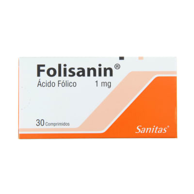 FOLISANIN 1 MILIGRAMO X 30 COMPRIMIDOS1