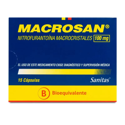MACROSAN 100 MILIGRAMOS X 15 CAPSULAS BIOEQUIVALENTE1