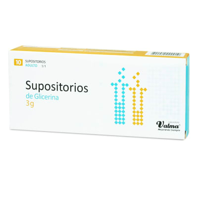 SUPOSITORIO GLICERINA ADULTO 3 GRAMOS X 10 UNIDADES1