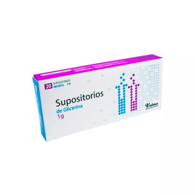SUPOSITORIO DE GLICERINA INFANTIL 1 GRAMO X 20 UNIDADES1