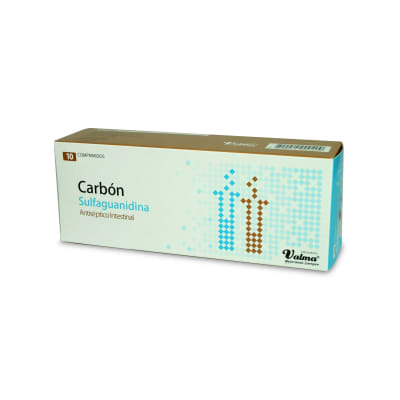 CARBON SULFAGUANIDINA 1 TIRA X 10 COMPRIMIDOS1