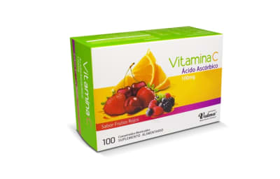 VITAMINA C FRUTOS ROJOS 100 MILIGRAMOS X 100 COMPRIMIDOS1