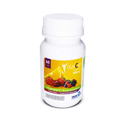 VITAMINA C FRUTOS ROJOS 500 MILIGRAMOS X 60 COMPRIMIDOS1