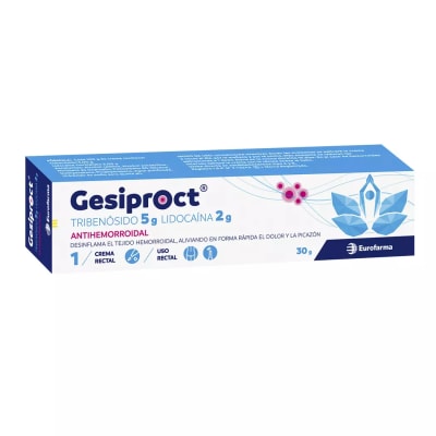 GESIPROCT CREMA RECTAL X 30 GRAMOS1