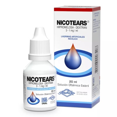 NICOTEARS SOLUCION OFTALMICA X 20 MILILITROS1