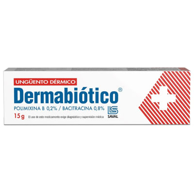 DERMABIOTICO UNGÜENTO DERMICO  X 15 GRAMOS1