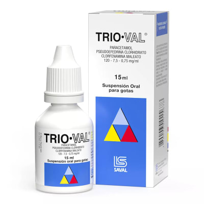 TRIO VAL SUSPENSION ORAL GOTAS X 15 MILILITROS1