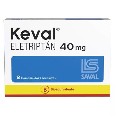 KEVAL 40 MILIGRAMOS X 2 COMPRIMIDOS1