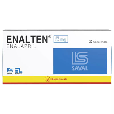 ENALTEN 5 MILIGRAMOS X 30 COMPRIMIDOS BIOEQUIVALENTE1