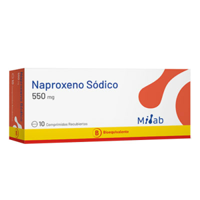 NAPROXENO 550 MILIGRAMOS X 10 COMPRIMIDOS1