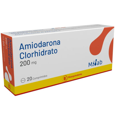 AMIODARONA 200 MILIGRAMOS X 20 COMPRIMIDOS1