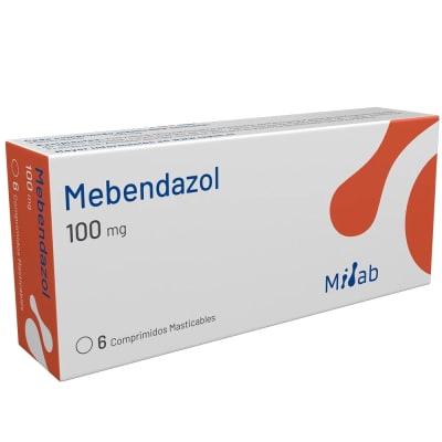 MEBENDAZOL 100 MILIGRAMOS X 6 COMPRIMIDOS1