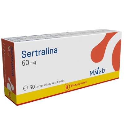SERTRALINA 50 MILIGRAMOS X 30 COMPRIMIDOS BIOEQUIVALENTE1