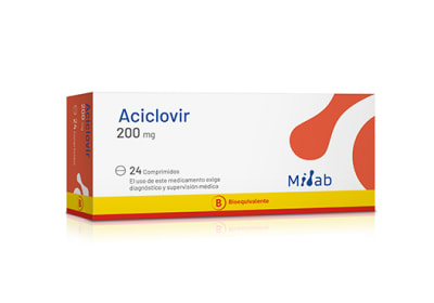 ACICLOVIR 200 MILIGRAMOS X 24 COMPRIMIDOS1