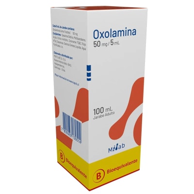 OXOLAMINA JARABE ADULTO 50 MILIGRAMOS/5 MILILITROS X 100 MILILITROS1