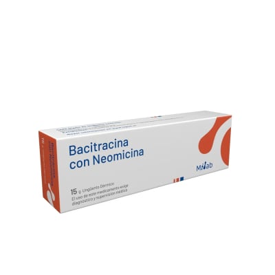 BACITRACINA CON NEOMICINA UNGÜENTO DERMICO X 15 GRAMOS1