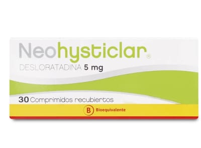 NEOHYSTICLAR 5 MILIGRAMOS X 30 COMPRIMIDOS BIOEQUIVALENTE1