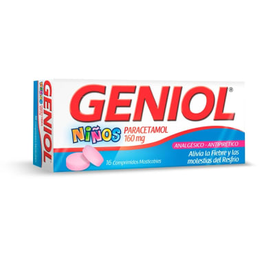 GENIOL INFANTIL 160 MILIGRAMOS X 16 COMPRIMIDOS1