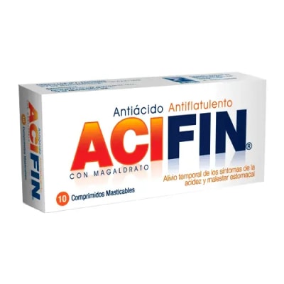 ACIFIN 10 COMPRIMIDOS MASTICABLES1