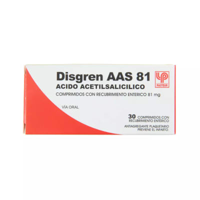 DISGREN ASS 81 MILIGRAMOS X 30 COMPRIMIDOS1