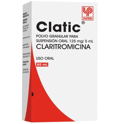 CLATIC SUSPENSION ORAL 125 MILIGRAMOS/5 MILILITROS X 80 MILILITROS1