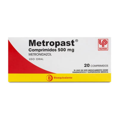 METROPAST 500 MILIGRAMOS X 20 COMPRIMIDOS BIOEQUIVALENTE1