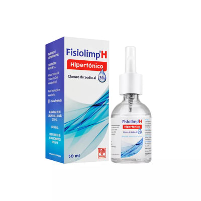 FISIOLIMP HIPERTONICO SOLUCION NASAL 3% X 50 MILILITROS1