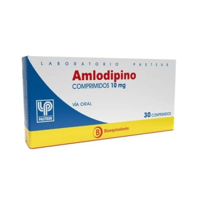 AMLODIPINO 10 MILIGRAMOS X 30 COMPRIMIDOS1