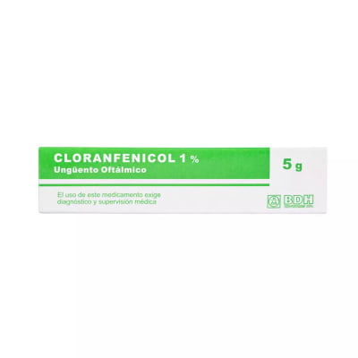 CLORANFENICOL UNGÜENTO OFTALMICO 1% X 5 GRAMOS1