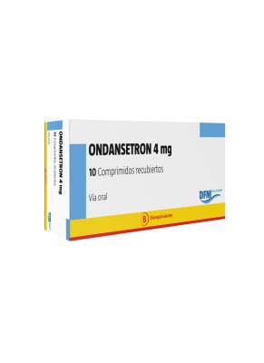 ONDANSETRON 4 MILIGRAMOS X 10 COMPRIMIDOS BIOEQUIVALENTE1