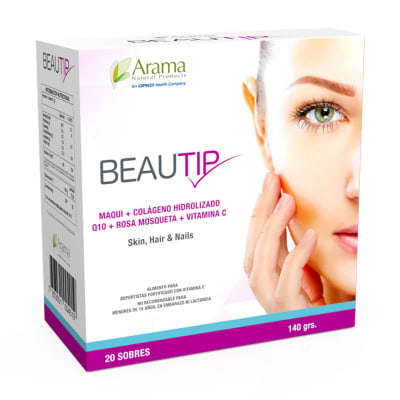 BEAUTIP COLAGENO MAQUI ROSA MOSQUETA X 7 GRAMOS X 20 SOBRES1