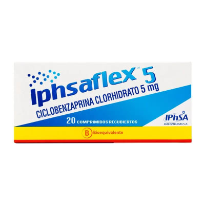 IPHSAFLEX 5 MILIGRAMOS X 20 COMPRIMIDOS BIOEQUIVALENTE1