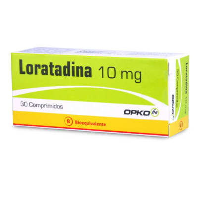 LORATADINA 10 MILIGRAMOS X 30 COMPRIMIDOS BIOEQUIVALENTE - OPKO1
