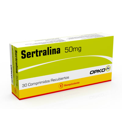 SERTRALINA 50 MILIGRAMOS X 30 COMPRIMIDOS BIOEQUIVALENTE - OPKO1