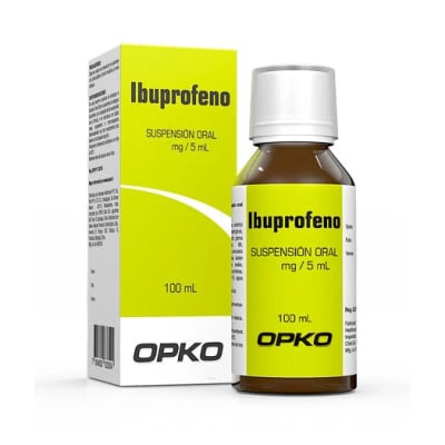 IBUPROFENO SUSPENSION ORAL 200 MILIGRAMOS/5 MILILITROS X 100 MILILITROS1