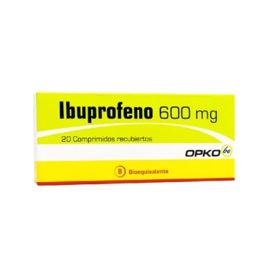 IBUPROFENO 600 MILIGRAMOS X 20 COMPRIMIDOS BIOEQUIVALENTE1