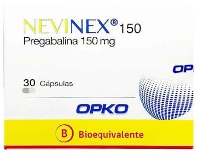 NEVINEX 150 MILIGRAMOS X 30 CAPSULAS BIOEQUIVALENTE1